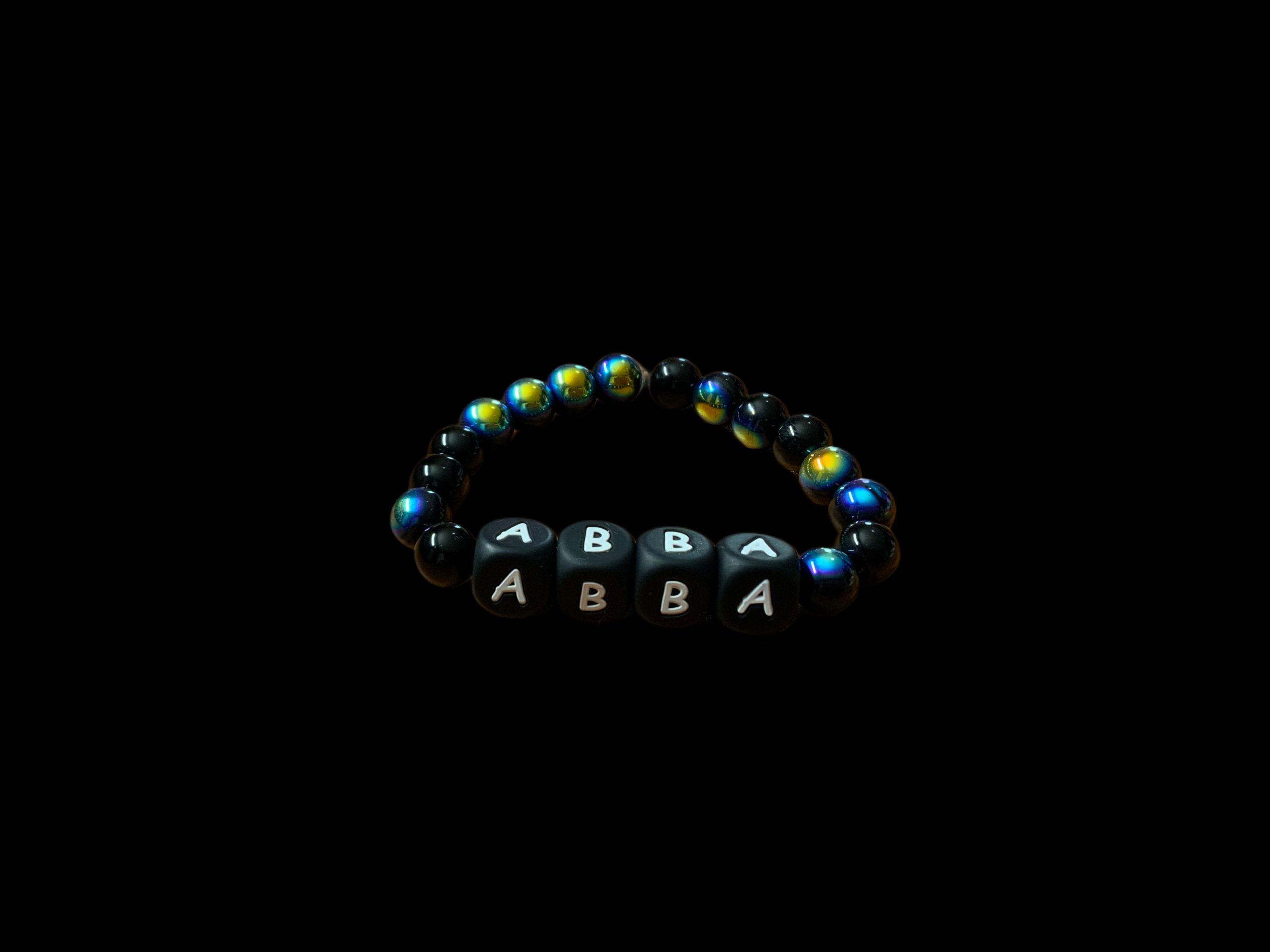 Handcrafted Bracelet " ABBA has the whole world in His hands!"