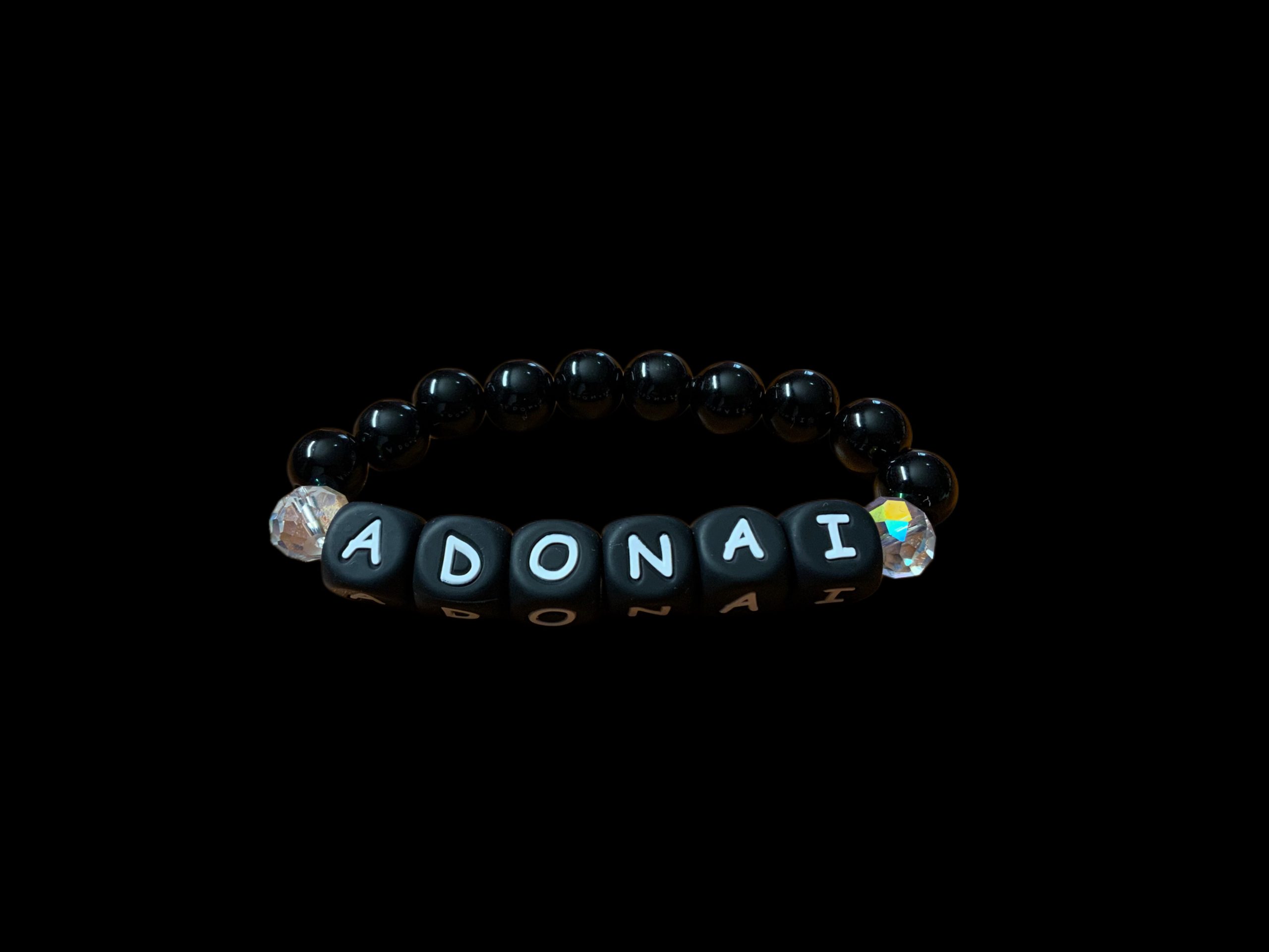 Handcrafted Bracelet (Adonai black)