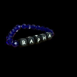 Handcrafted Bracelet "Rapha" In Deep Blue