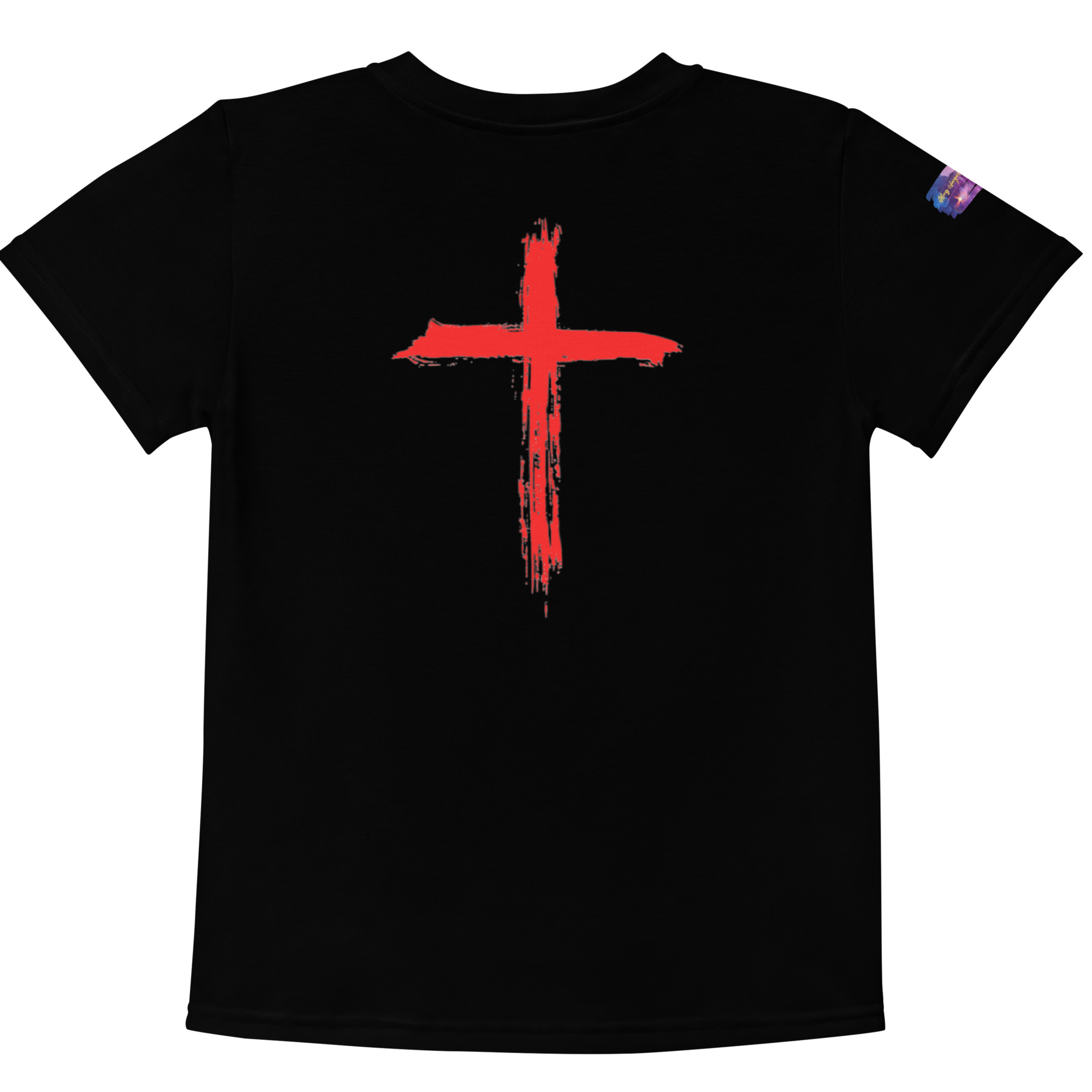 Kids crew neck t-shirt "Psalm 91 Covered" - Image 2