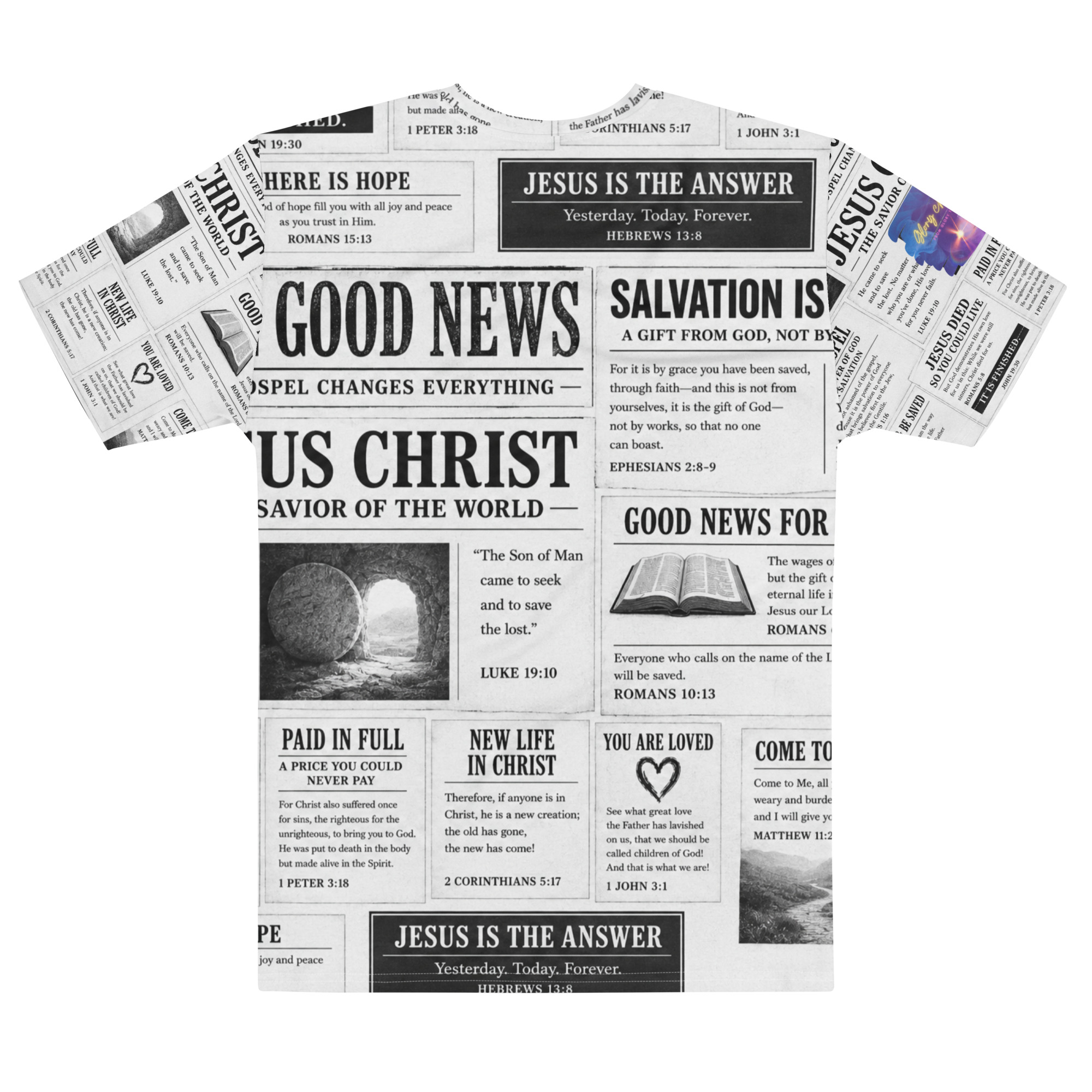 (A) Men’s cotton crew neck t-shirt - Image 3