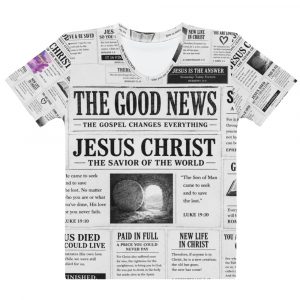 (A) Women’s cotton crew neck t-shirt