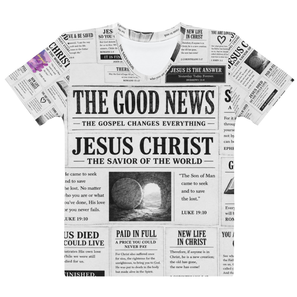 (A) Women’s cotton crew neck t-shirt